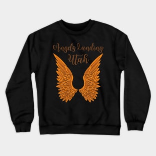 Angels Landing Utah Hiking Trail Crewneck Sweatshirt